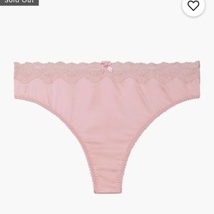 Savage X Fenty Satin and Mesh Thong